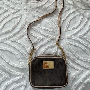 Michael Kors Dark Brown Crossbody Bag